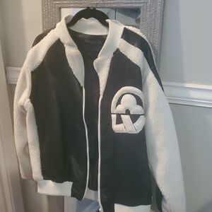 Designer Monochrome Bomber Jacket